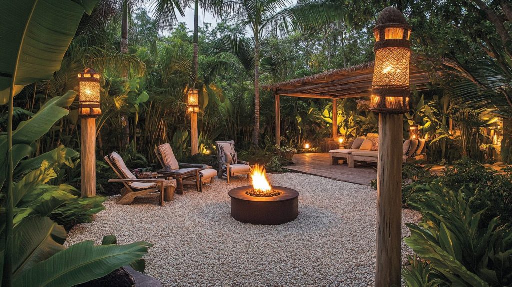 Island-Style Fire Pit