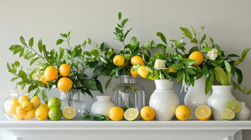 Lemons and Greenery for a Vibrant Theme