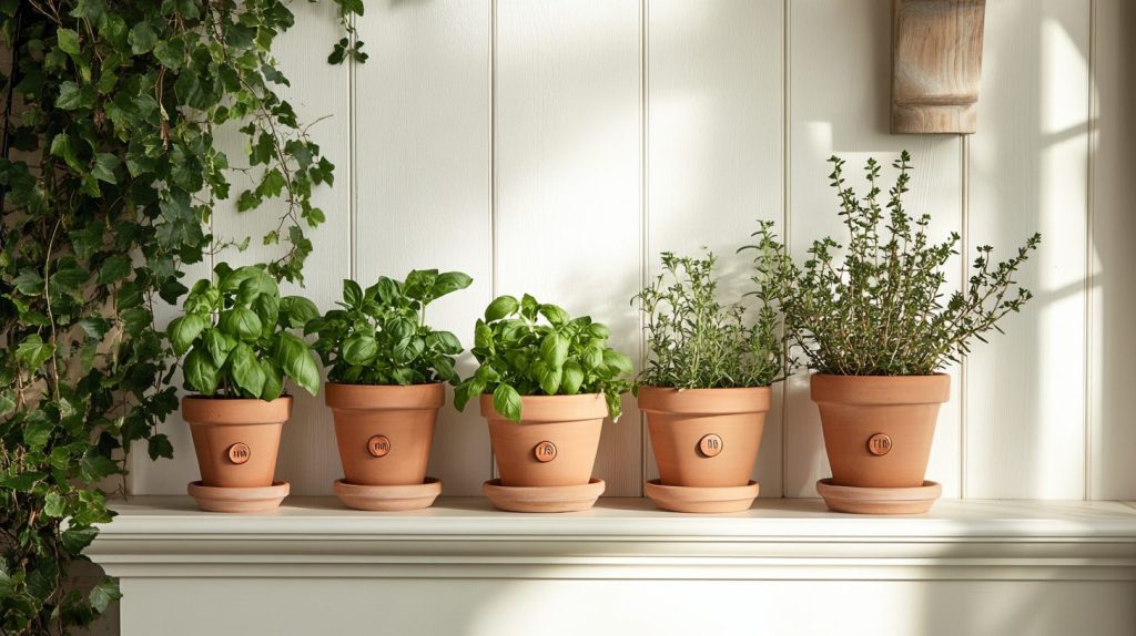 Miniature Potted Herbs