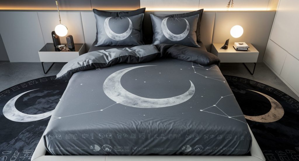 Moon Knight-Inspo Bed Sheet Design