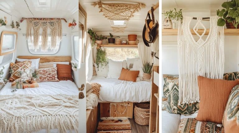 My DIY Boho Vibe in Camper Interior