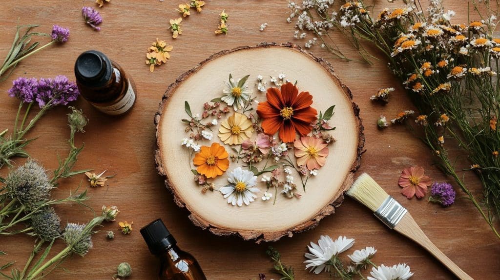 Nature-Inspired Pressed Flowers