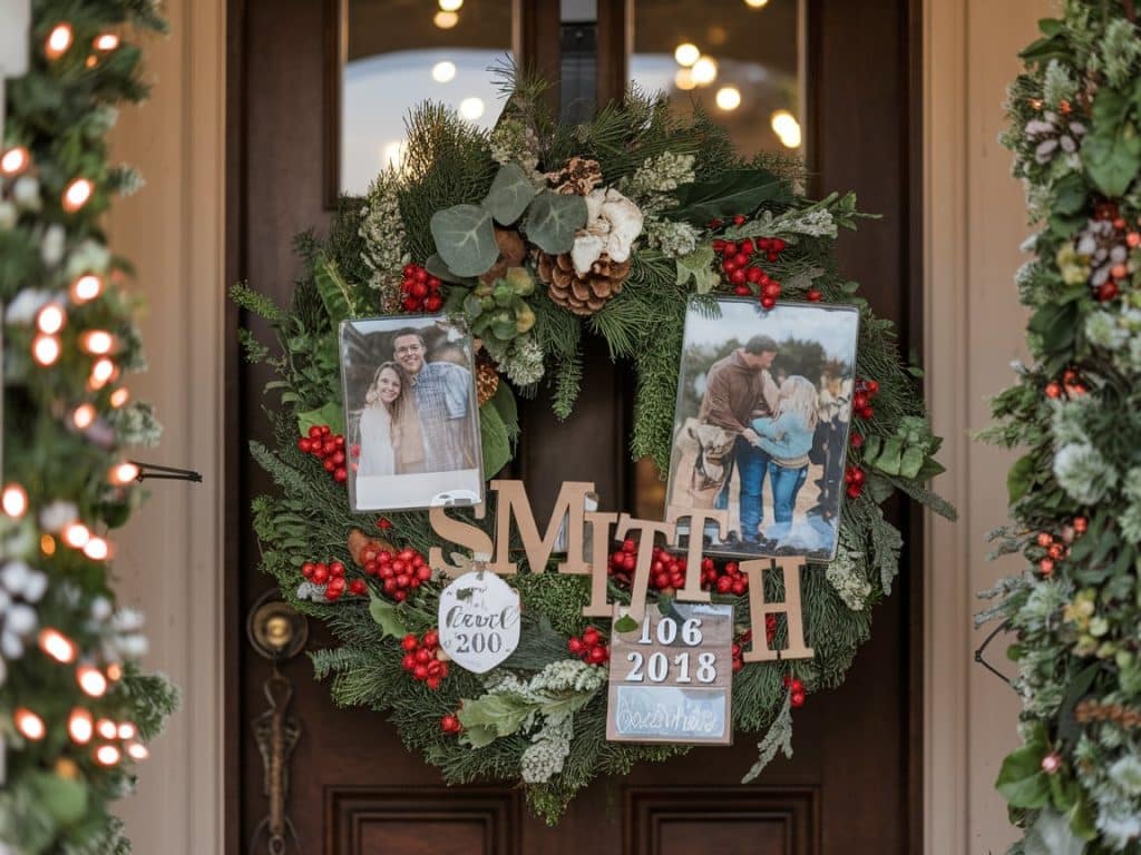 Personalized Family Wreath