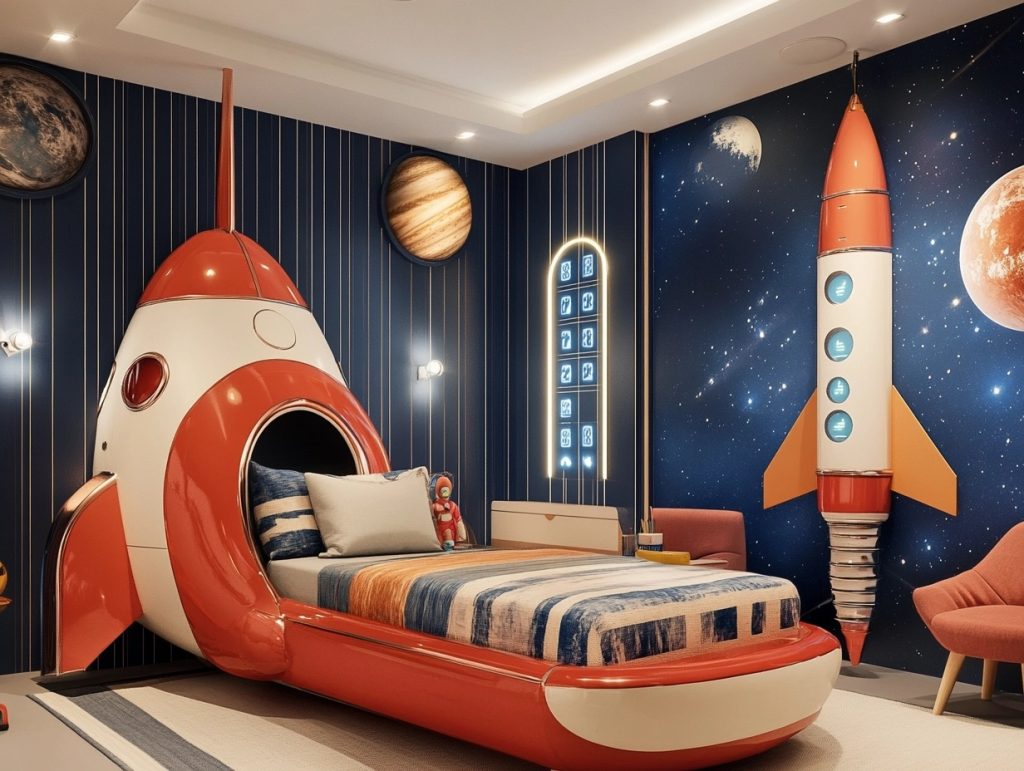 Rocket Launchpad Bedroom