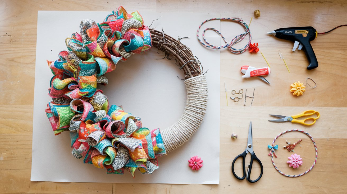 Step-by-Step Guide to Making a Fabric Wreath