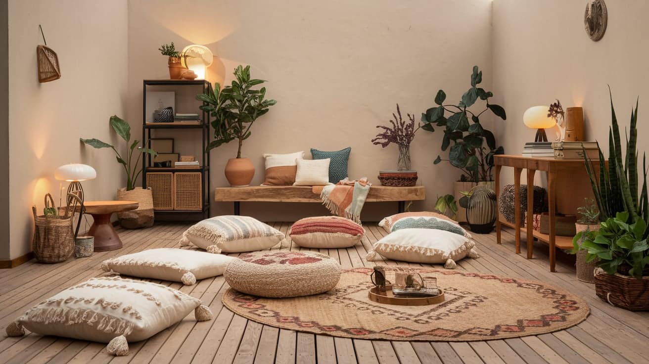 Stunning Boho Floor Pillows for Your Home