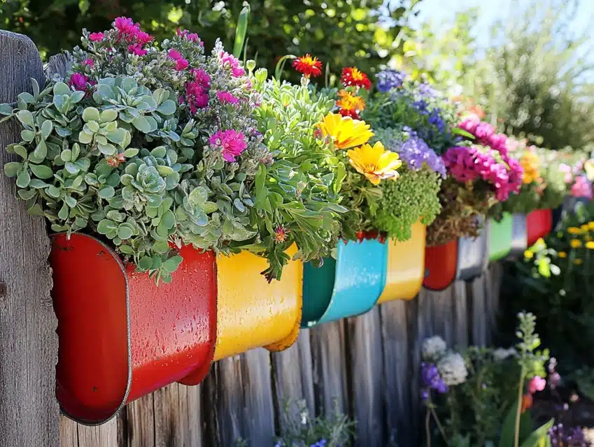 Tips and Maintenance for Rain Gutter Planters