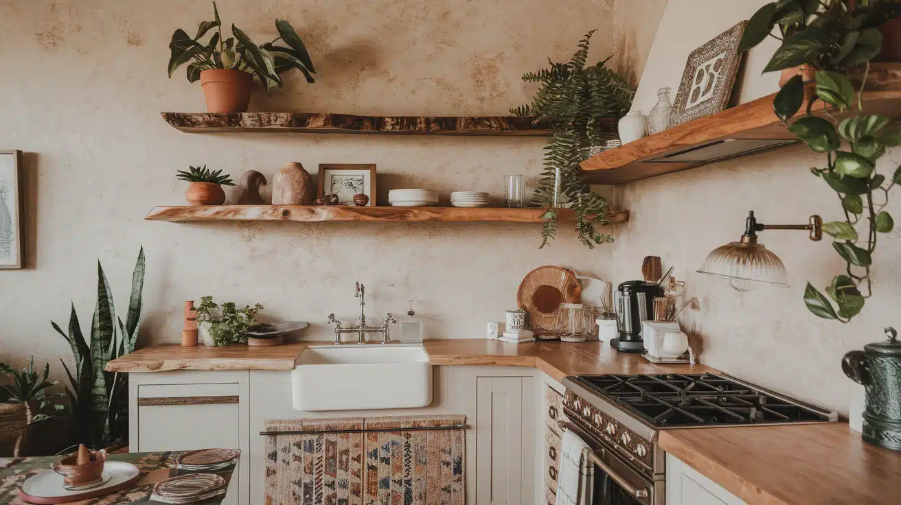 edge wood shelves