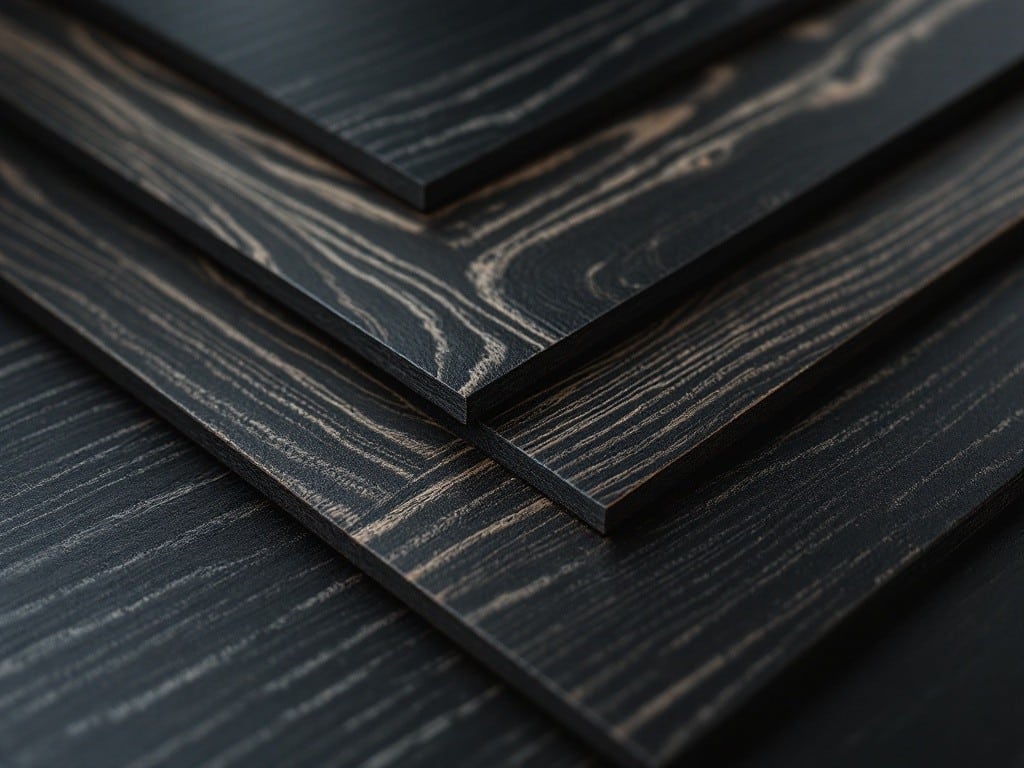 What are the Uses of Black Wood Veneer in Interior Design