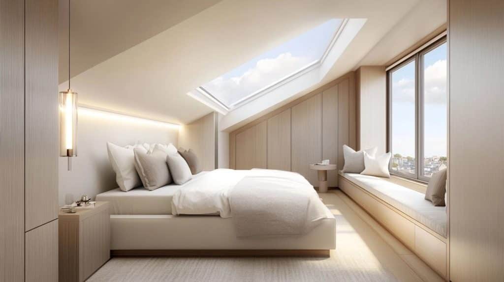 Attic with Skylights