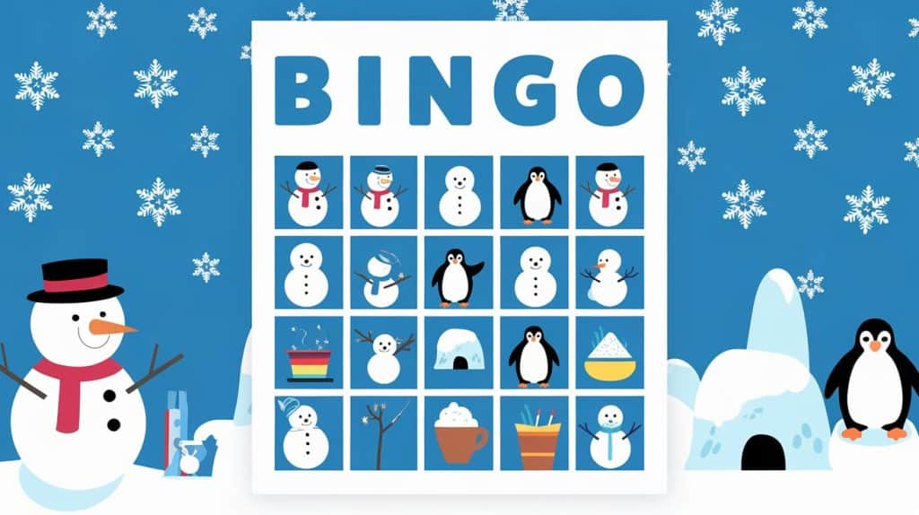 Baby Shower Bingo With A Winter Twist