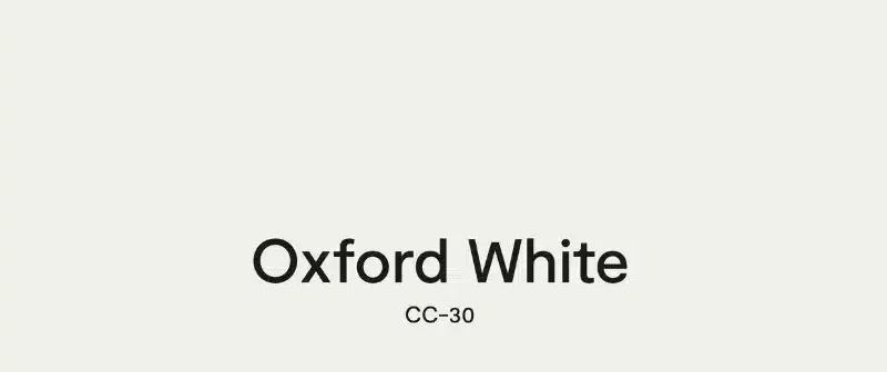 Benjamin Moore Oxford White (CC-30) Review