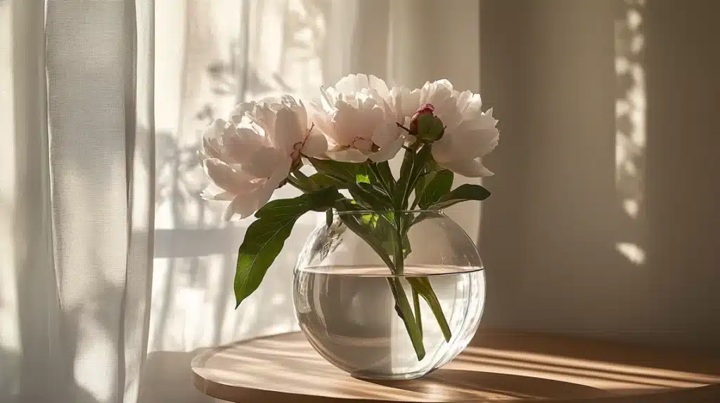 Clear Round Vase