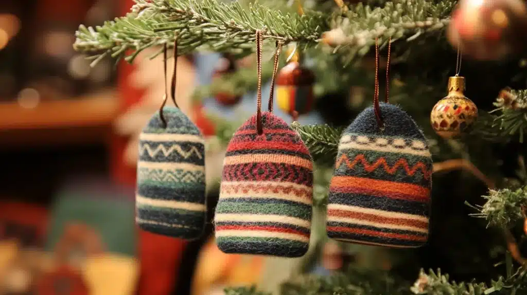 Crafting Tiny Blanket Ornaments