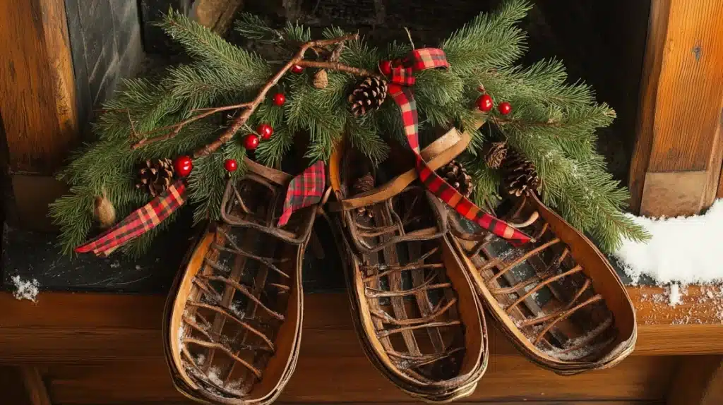 Decorating with Snow Shoes