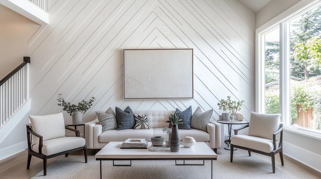 Diagonal Shiplap Design