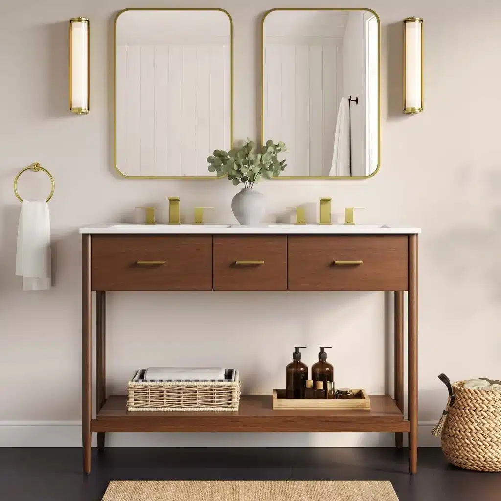 Double Sink Bathroom Vanity