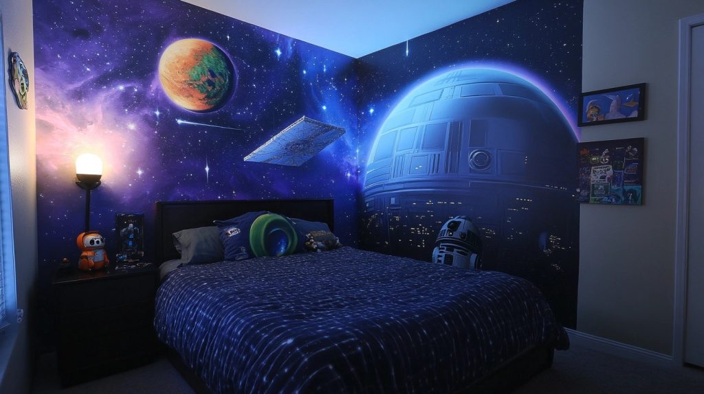 Galaxy Mural Wall