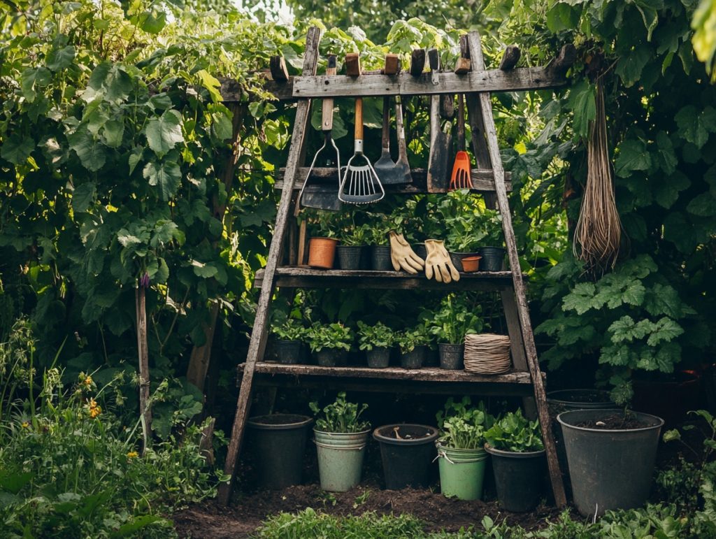 Garden Tool Storage