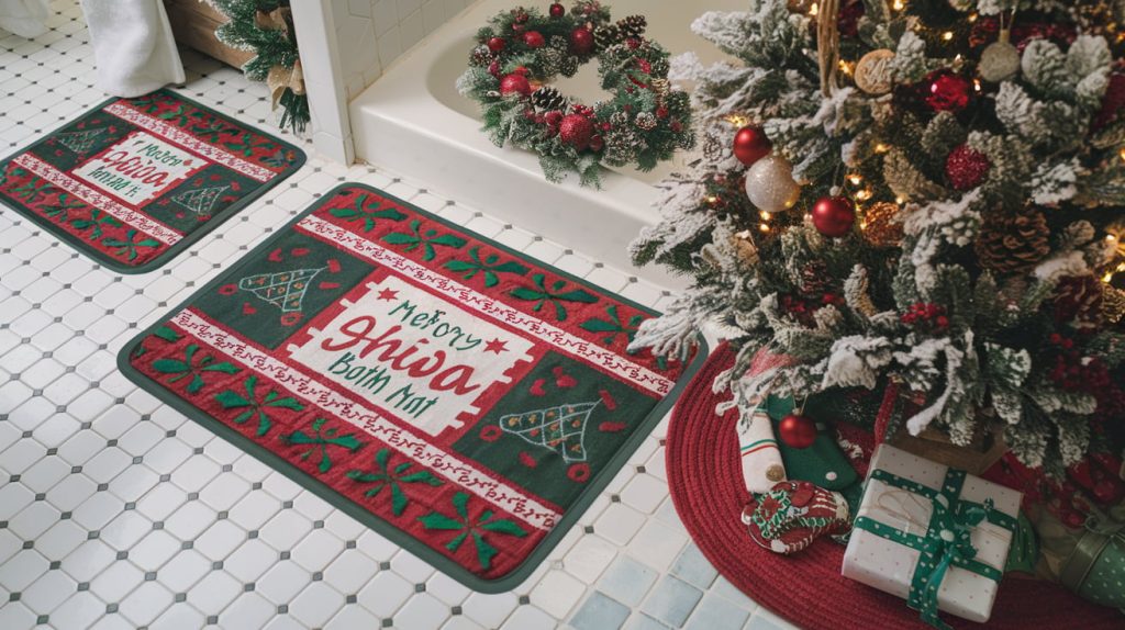 Holiday Bath Mat