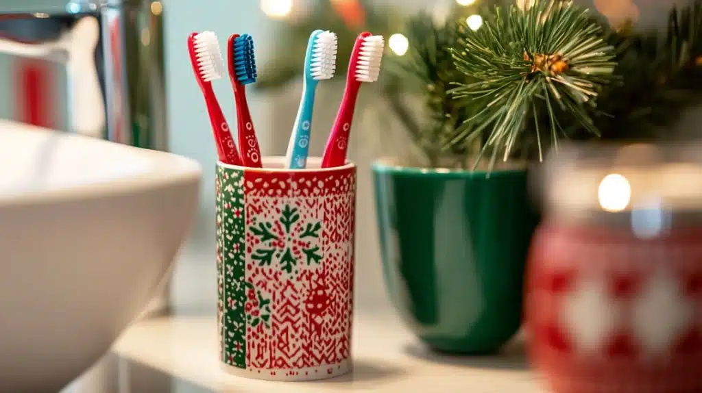 Holiday Toothbrush Holder