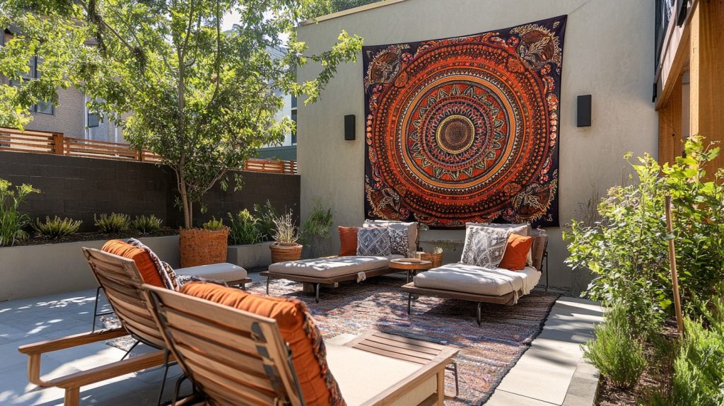 Large Boho Mandala Tapestry