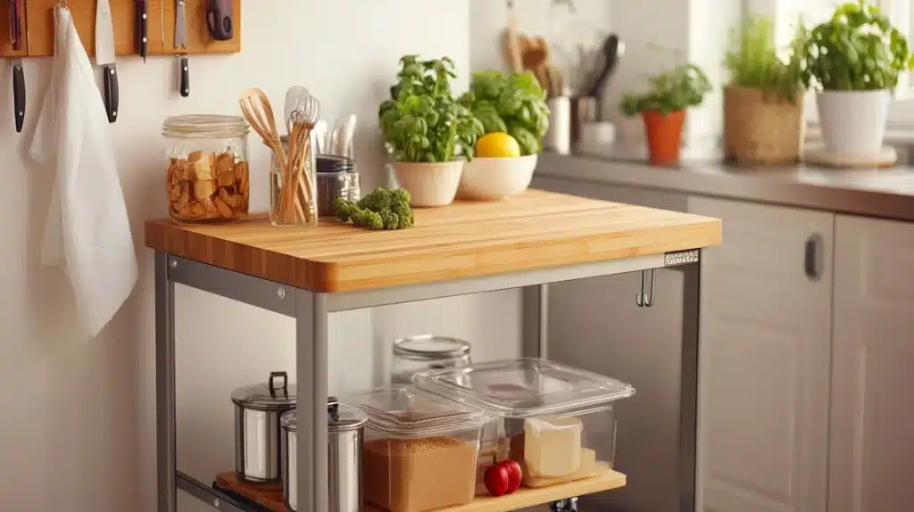 Mini Kitchen Island Solution