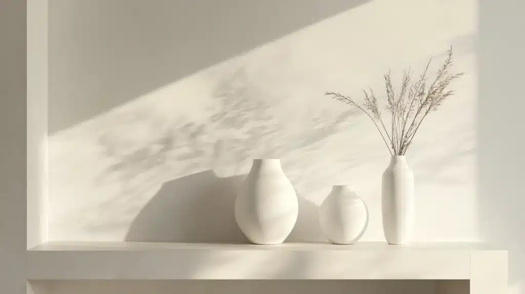 Monochrome Vase Display