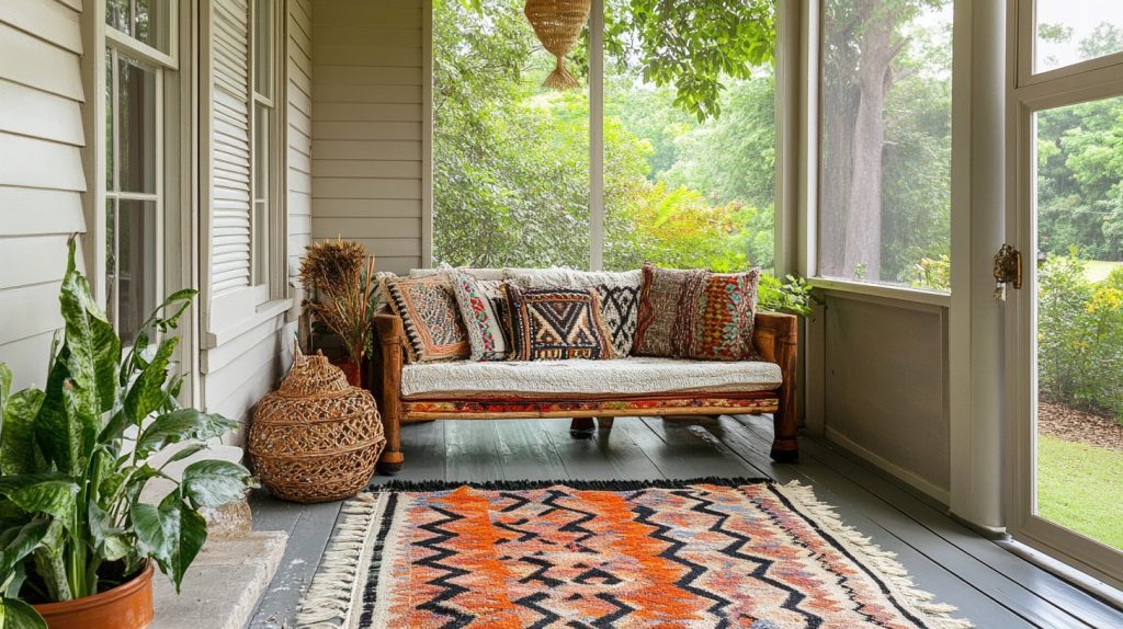 Moroccan-Style Outdoor Rug