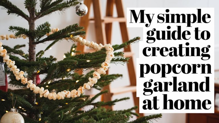 My Simple Guide to Creating Popcorn Garland at Home