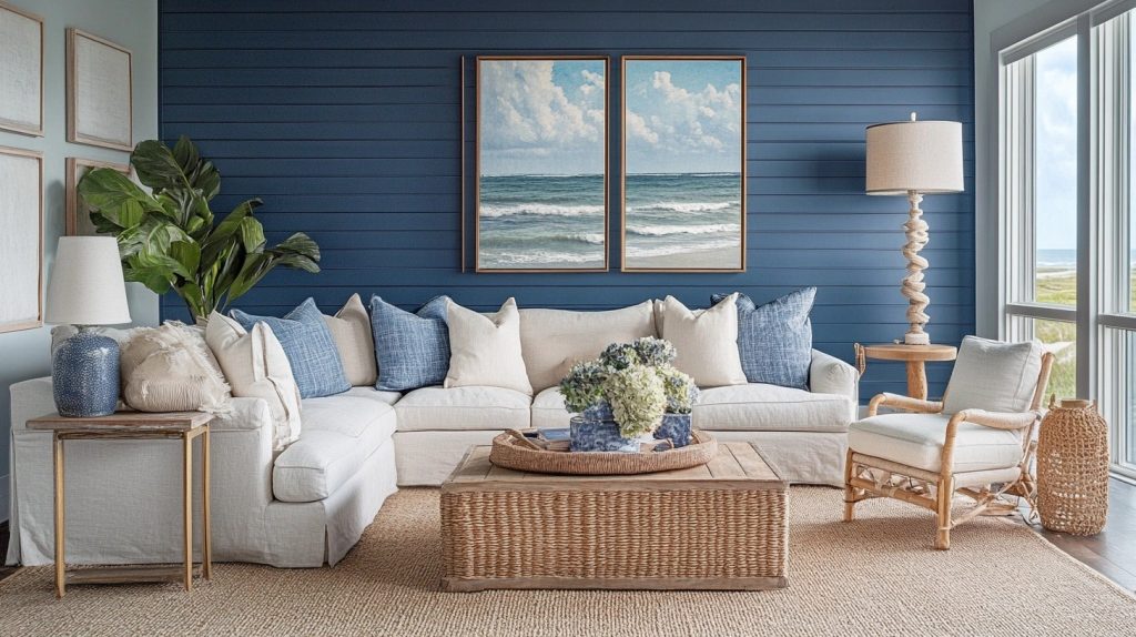 Nautical Blue Wall