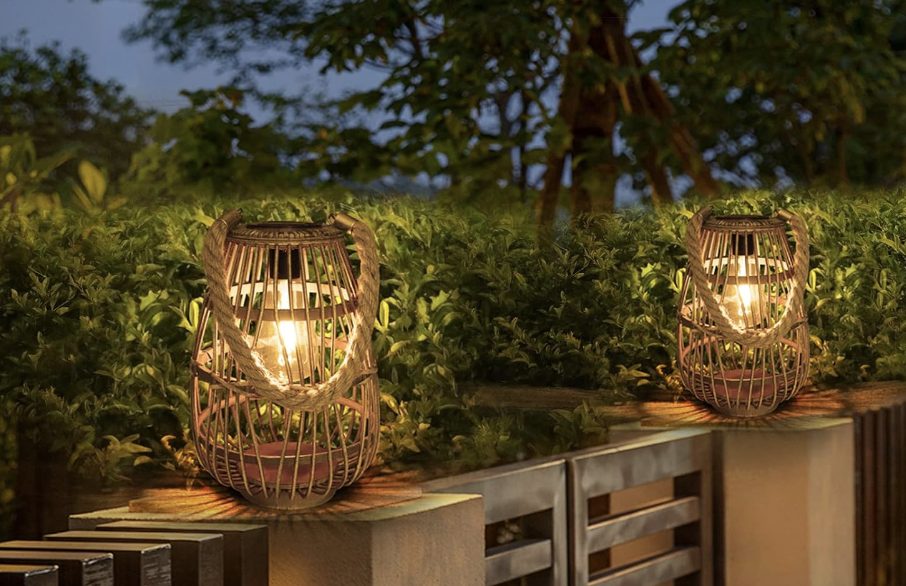 Outdoor Waterproof Large Rattan Lanterns