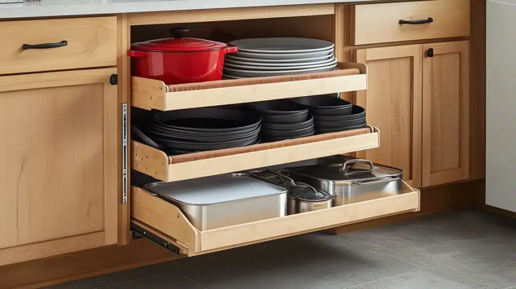 Roll-Out Cabinet Organizer