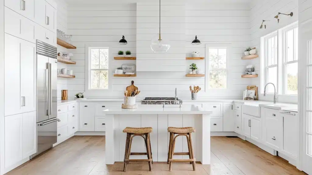 Shiplap in Kitchen