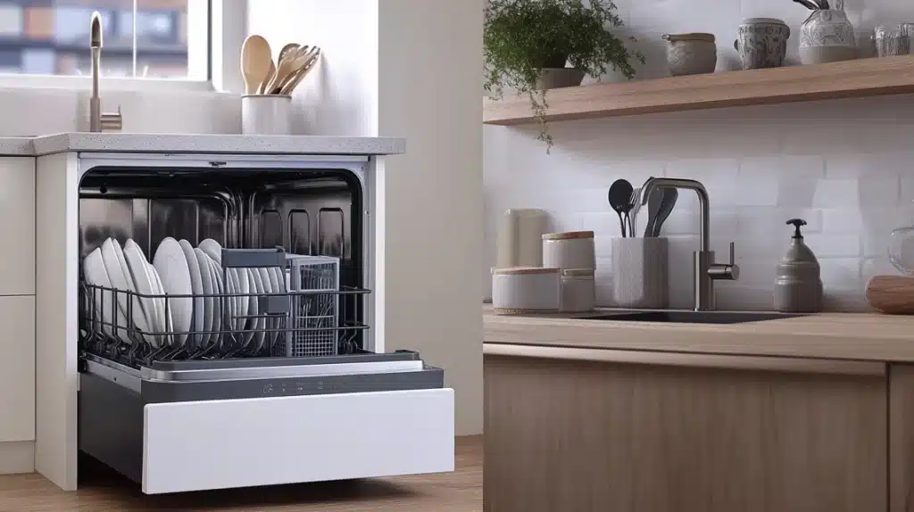 Slim Countertop Dishwasher