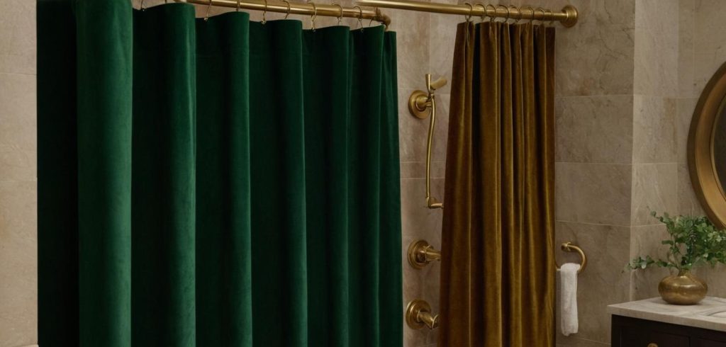 Soft Velvet Shower Curtain