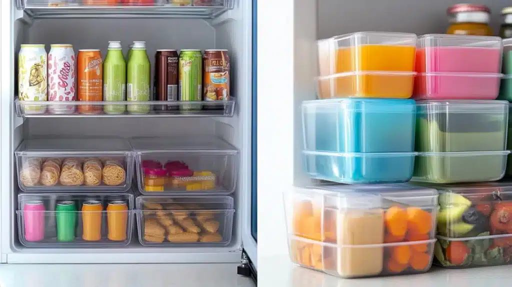 Stackable Fridge Bins