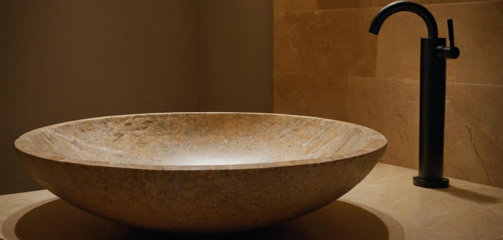 Stone Sink with Shape