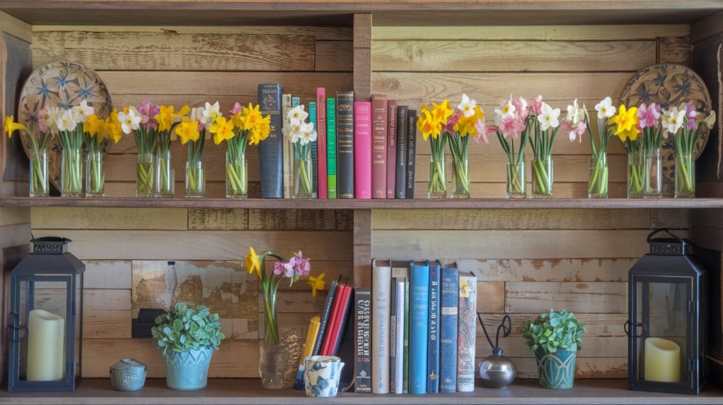 Style Your Shelf - Spring Flowers