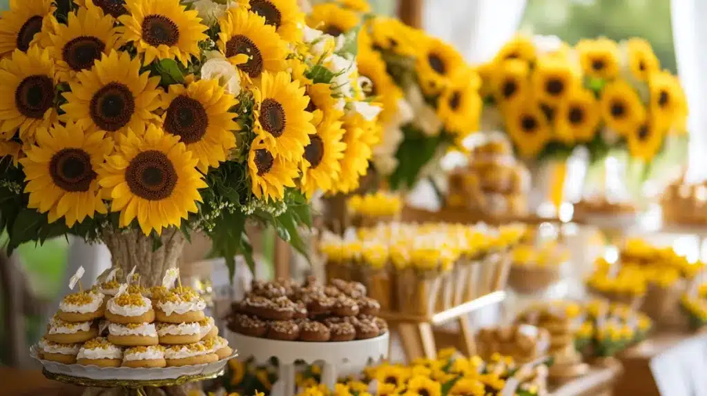 Sunflowers Theme Shower