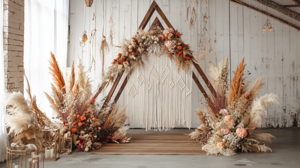 Triangular Wooden Arches