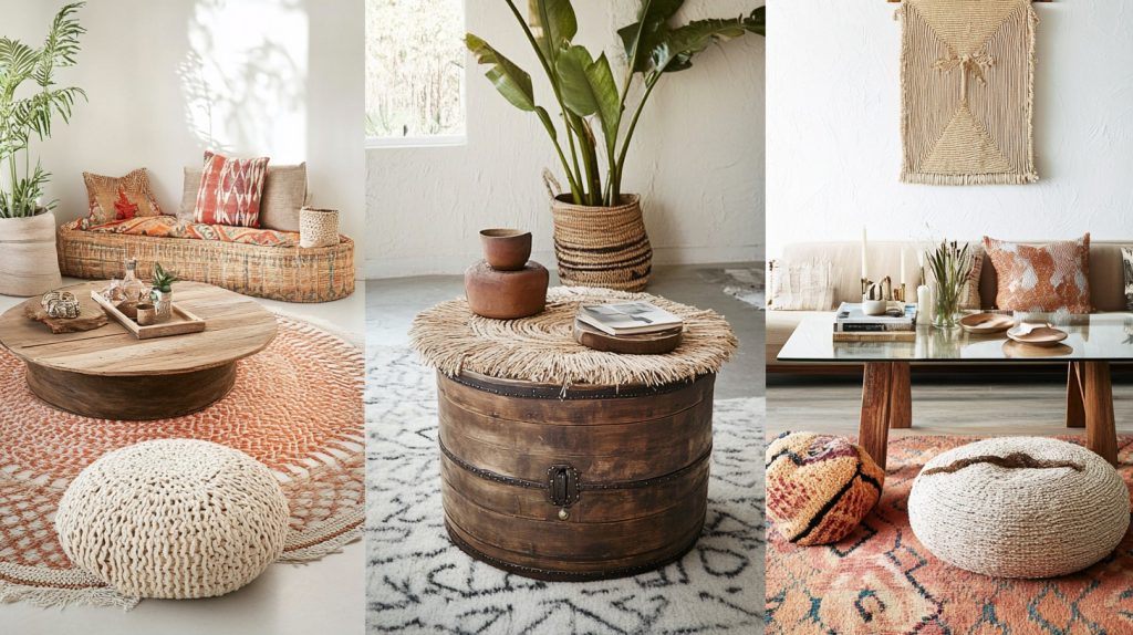 Types of Boho Coffee Tables