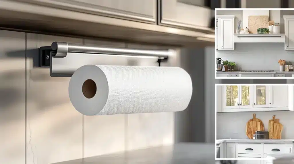 Under-Cabinet Paper Towel Holder