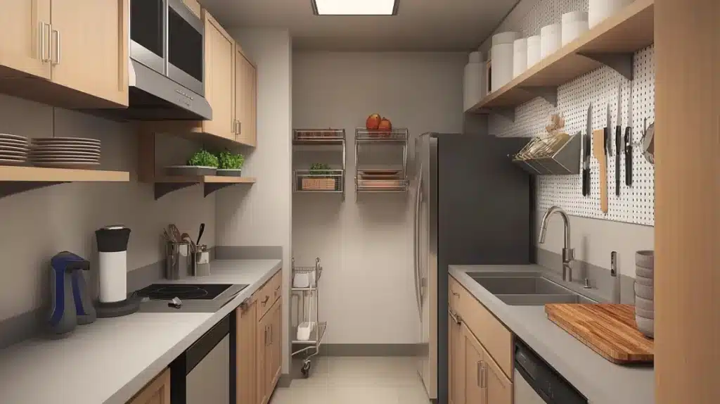 Vertical Galley Setup