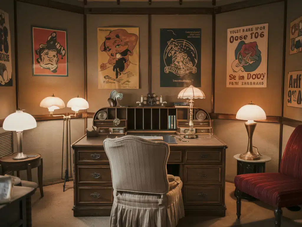 Vintage-Inspired Workspace