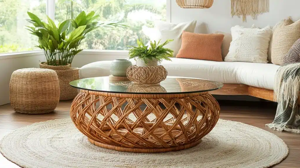 Woven Palm Frond Base