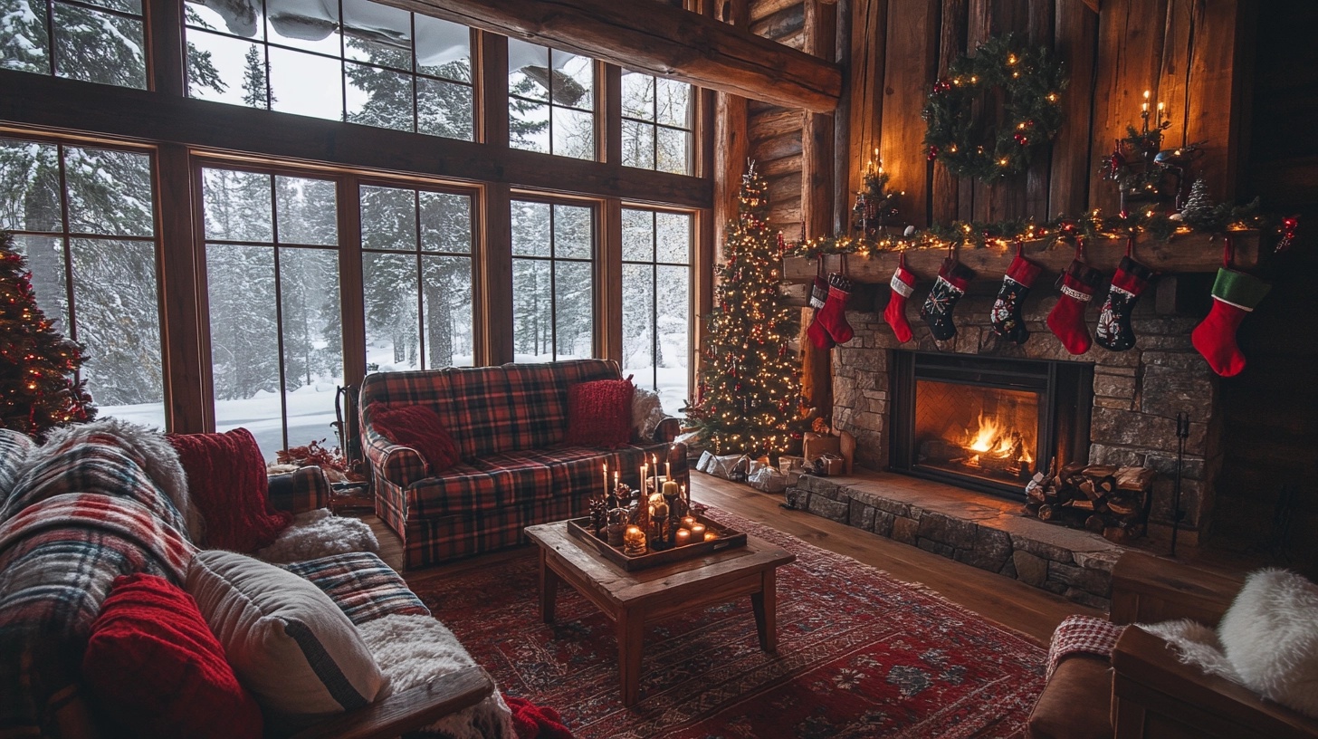 cabin christmas decor