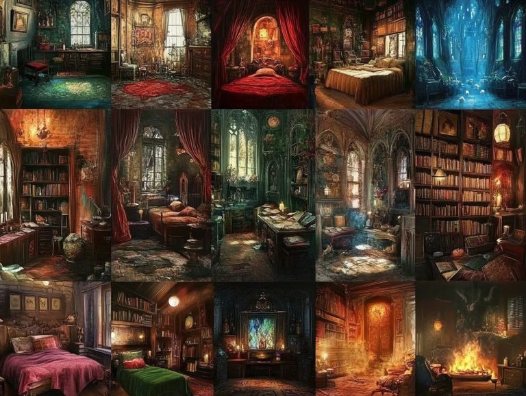 harry potter bedroom