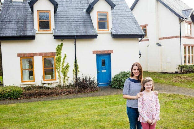 Mother and daughter standing in lawn