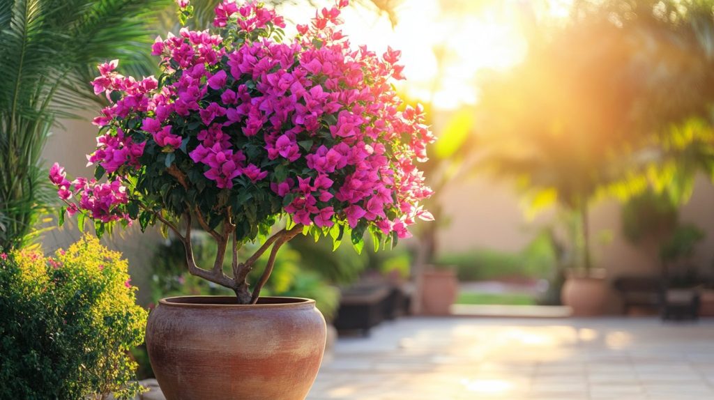 Bougainvillea Topiary Pot